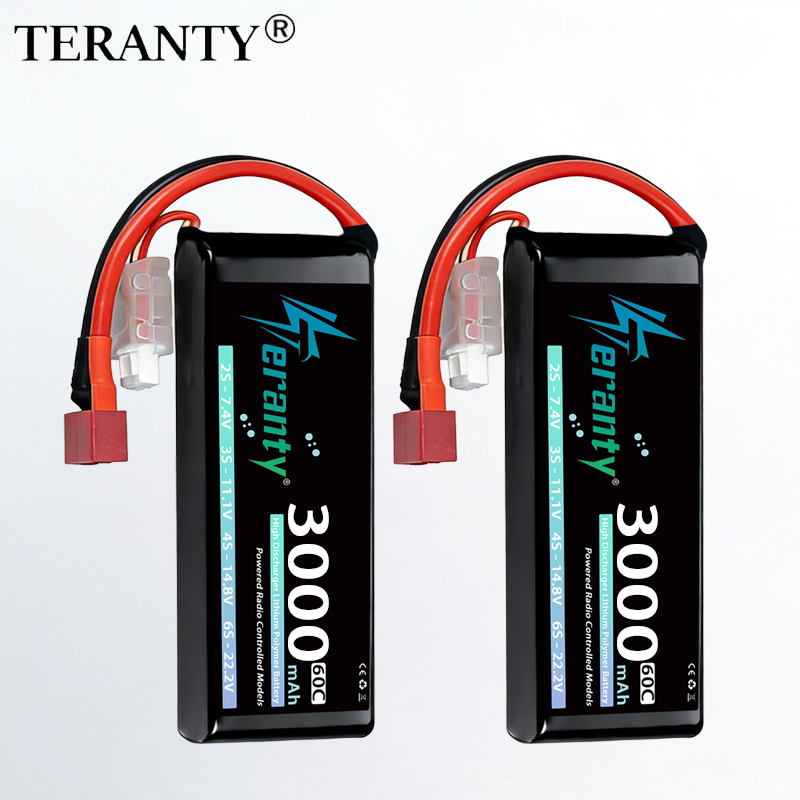 Rc Hobby Grade - TERANTY 2S 3000mAh Lipo Battery 7.4V
