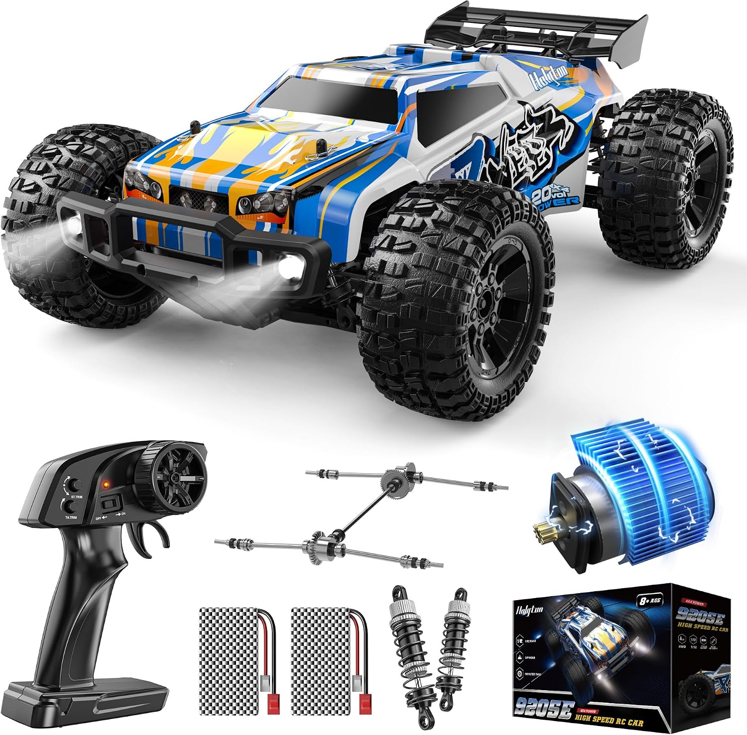 Rc Hobby Monster Truck - 1:10 Large High Speed Remote Control