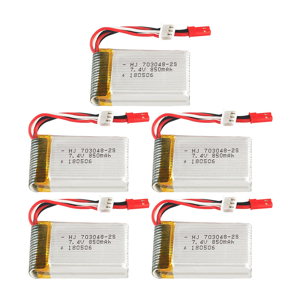 1-5pcs  2s 7.4V 850mAh 703048  - Rc Hobby Hub review and price