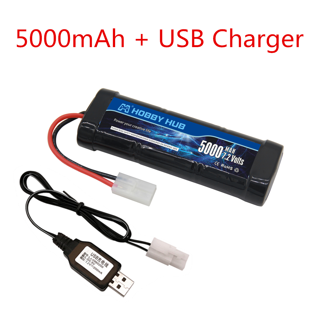 7.2V 5000mAh Ni-MH Battery Pac - Rc Hobby Hub review and price
