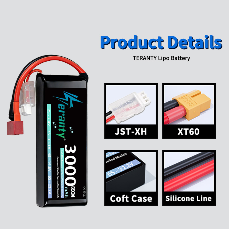 TERANTY 2S 3000mAh Lipo Batter - Rc Hobby Grade review and price