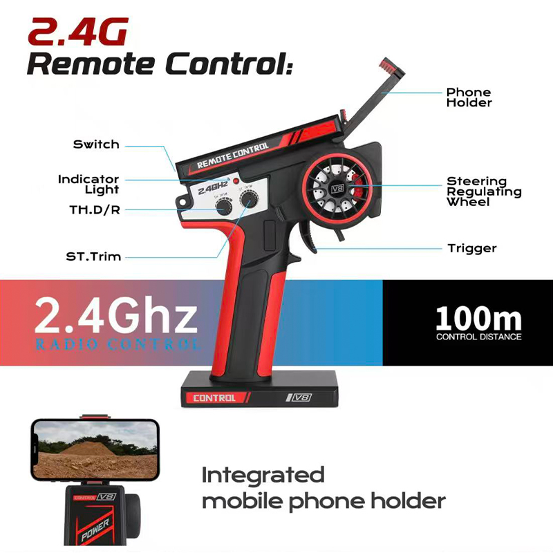 75 KM/H WLtoys 124016 V8 RC Ca - Rc Hobby Grade Drift Car review and price