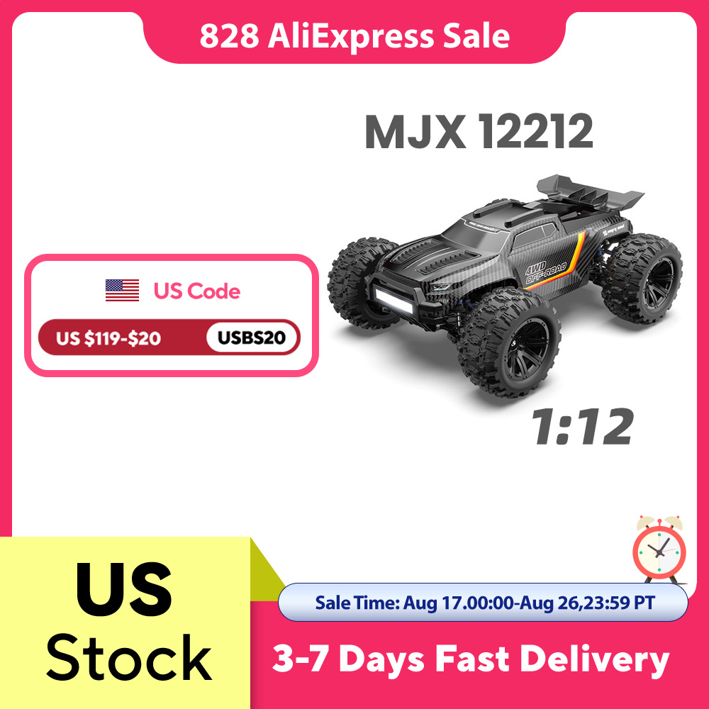 12212 1/12 MJX Brushless RC Mo - Rc Hobby Monster Truck review and price