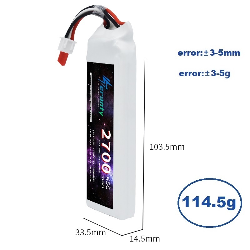 1/3PCS 2S 7.4V Lipo Battery 27 - Rc Hobby Grade review and price