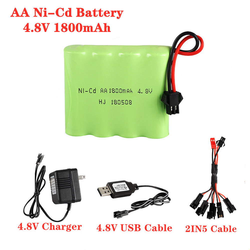 4.8V 1800mAh Ni-Cd AA Battery  - Rc Hobby Hub review and price